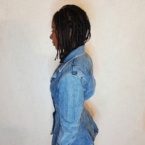 VINTAGE 80's PARIS BLUE DENIM JACKET -Size XS💙 - Picture 5 of 6
